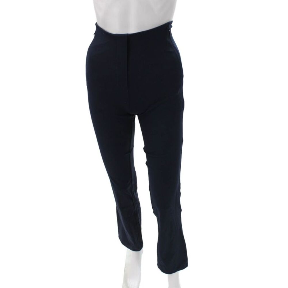 Lululemon Womens Cropped Leggings Blue Nylon Solid Size 2